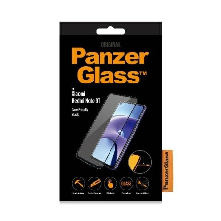 PANZERGLASS SZKŁO HARTOWANE E2E REGULAR DO XIAOMI REDMI NOTE 9T Z RAMKĄ 9H