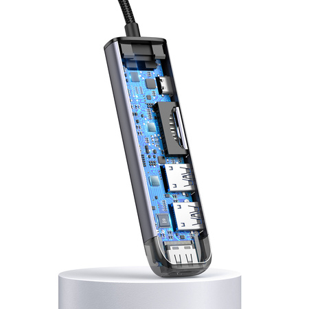 HUB do laptopa Mcdodo 6w1 USB-C HDMI 4K do Macbook