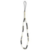 Guess zawieszka GUSTBCKH Phone Strap czarno-biały/black-white Heishi Beads