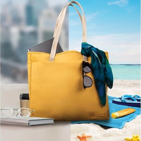 Torba UNIQ Hava na laptopa 16'' RPET - żółta