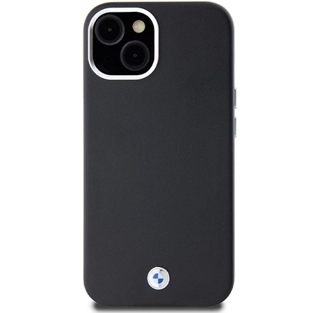 Etui BMW Signature Wrapped Metal MagSafe na iPhone 15 / 14 / 13 - czarne
