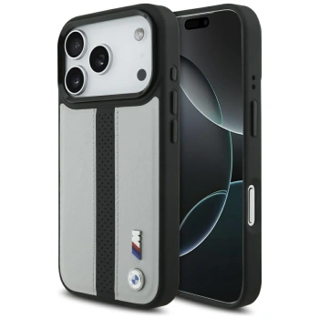 BMW ETUI CASE POKROWIEC DO MAGSAFE IPHONE 17 PRO M PERFORATED STRIPE LOGO