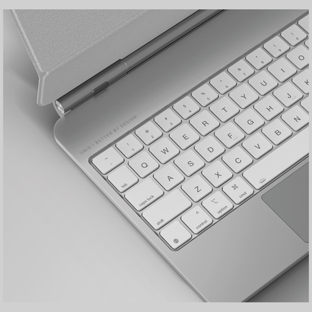 Etui UNIQ Venno Pro Magnetic Smart       z klawiaturą do iPad Air 11" (2024/25) | Air 10.9" (2022/20) | iPad Pro 11" (2022/21) biały