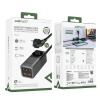 Ładowarka biurkowa Acefast Z2 GaN 75W PD 3x USB-C 2x USB-A - czarno-szara