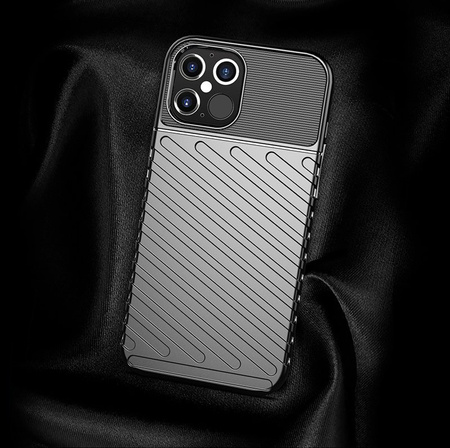 HURTEL THUNDER CASE ELASTYCZNE ETUI PANCERNE DO IPHONE 12 PRO 12 Z OCHRONĄ