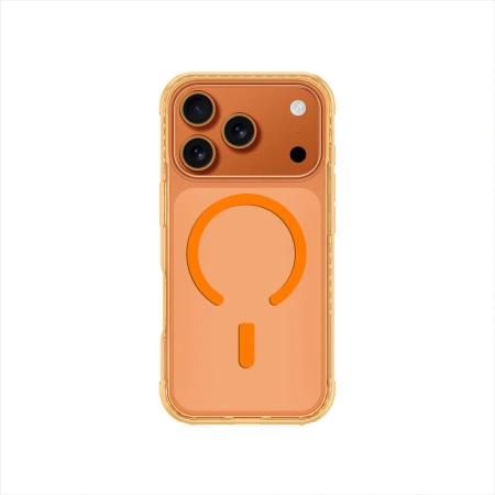 Etui AMAZINGTHING Titan Pro na iPhone 17 Pro kompatybilne z MagSafe - pomarańczowe