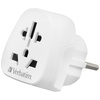 VERBATIM ADAPTER PRZEJŚCIÓWKA DO EU UK US ZŁĄCZE BIAŁY DO ŁADOWANIA 49549