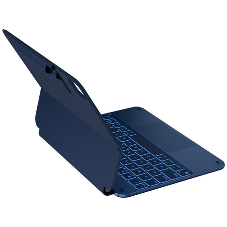 Etui Typecase Edge z klawiaturą do iPad  Air 11" 2024/2025 błękitny pacyfik