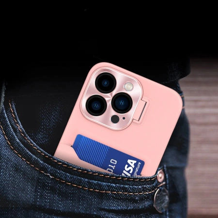 HURTEL ETUI DO SAMSUNG GALAXY S23 POKROWIEC Z MIEJSCEM NA KARTY I PODSTAWKĄ