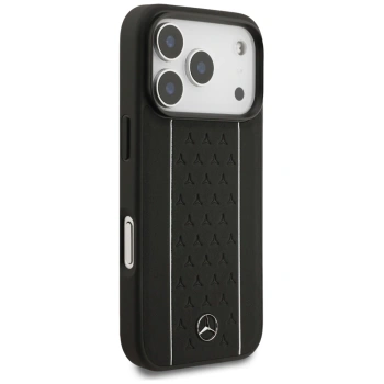 MERCEDES ETUI LEATHER STAR PATTERN STRIPES MAGSAFE DO IPHONE 17 PRO