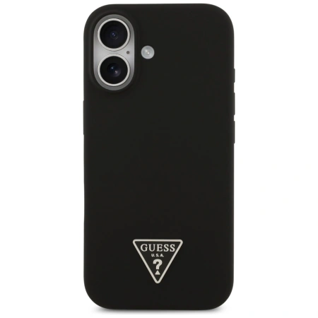 GUESS ETUI SILICONE TRIANGLE LOGO MAGSAFE DO IPHONE 17 OCHRONNE