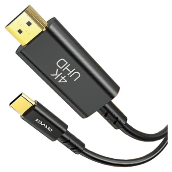AWEI KABEL USB-C DO HDMI DO TELEVIZORA MONITORA 4K 30HZ Z PRZESYŁEM AUDIO