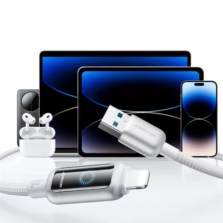 Kabel Joyroom S-A55 StarFlight 3A USB-A - Lightning 1,2m - biały