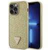 Etui Guess GUHCP14XHDGTPD na iPhone 14 Pro Max 6.7" - złote Rhinestone Triangle