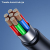 USAMS KABEL DO LIGHTNING DO IPHONE 5 6 7 8 X 11 12 13 14 2A Z TECHNOLOGIĄ