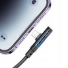 Kabel do iPhone, Kątowy, Mocny, Super Szybki, Mcdodo, 100W, 1.8M, czarny