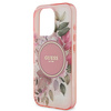 GUESS CASE DO IPHONE 16 PRO MAX 6.9 DO MAGSAFE KWIATOWE WZORY Z TONAL