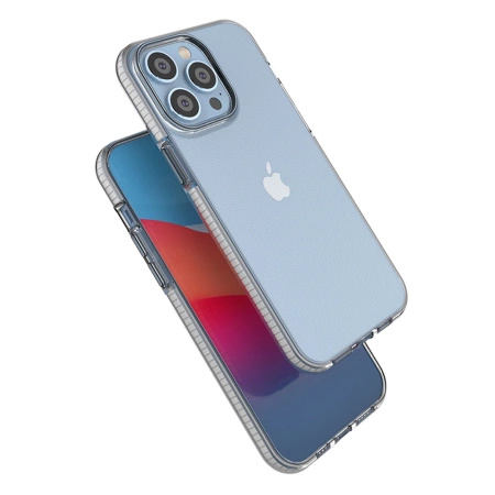 HURTEL ETUI SILIKONOWE POKROWIEC DO IPHONE 14 PRO MAX Z RAMKĄ SPRING CASE