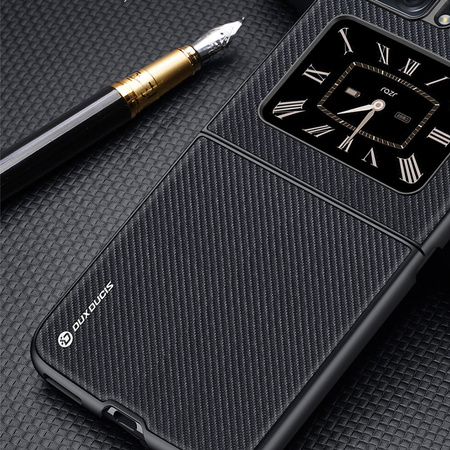 Dux Ducis Fino etui Motorola Razr 2022 pokrowiec z silikonową ramką czarne