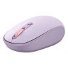 Myszka bezprzewodowa Baseus F01B 2.4GHz + Bluetooth 3.0 + 5.0 - fioletowa