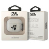 Etui Karl Lagerfeld KLA3HNKCTGT na AirPods 3 cover - przezroczyste Glitter Karl&Choupette