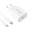 TECH-PROTECT ŁADOWARKA PD 20W DO DO LIGHTNING IPHONE 12 13 14 KABEL