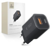TECH-PROTECT ŁADOWARKA SIECIOWA 2-PORTOWA PD33W QC3.0 DO TELEFONÓW