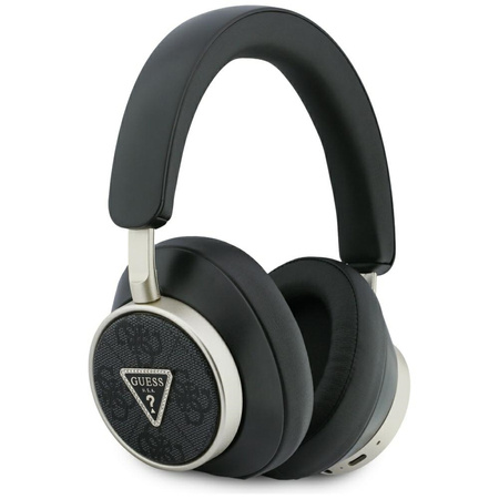 Słuchawki nauszne Guess 4G Triangle Logo Bluetooth ENC czarny
