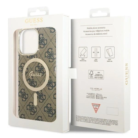 GUESS ETUI CASE IML 4G DO MAGSAFE IPHONE 15 PRO MAX Z WYSOKIEJ JAKOŚCI