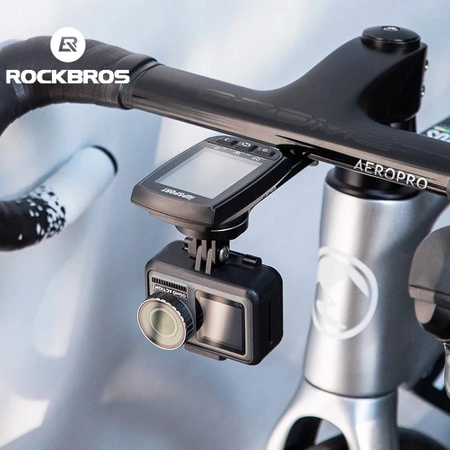 Uchwyt rowerowy Rockbros 29210005002 Garmin Bryton Cateye na kierownicę - czarny