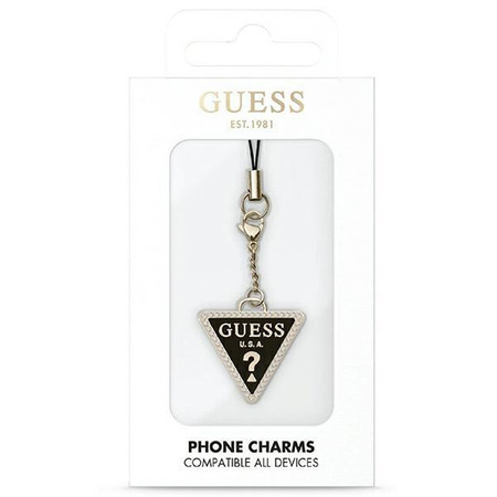 Etui Guess zawieszka GUCPMTDCK Phone Strap Triangle Diamond Charm with Rhinestones