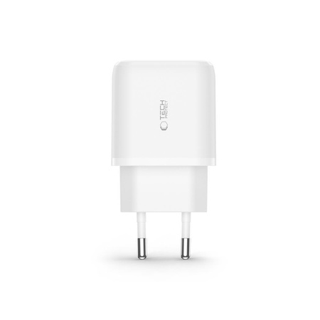 TECH-PROTECT C20W ŁADOWARKA 2-PORTOWA PD20W DO LIGHTNING Z KABLEM DO IPHONE