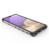 Honeycomb etui pancerny pokrowiec z żelową ramką Samsung Galaxy A03s czarny