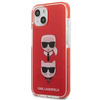 Karl Lagerfeld KLHCP13STPE2TR iPhone 13 mini 5,4" hardcase czerwony/red Karl&Choupette Head