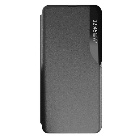 Eco Leather View Case etui do Xiaomi Redmi 11A / Poco C55 / Redmi 12C z klapką podstawka czarne