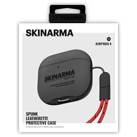 SKINARMA ETUI SPUNK DO AIRPODS 4 CASE Z PEWTER GREEN OCHRONNE Z TWORZYWA
