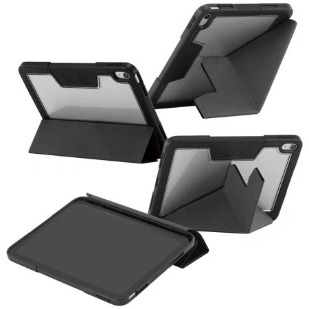 Etui Care by PanzerGlass Y fold do iPad 11" 2025 (11 gen.) - czarne
