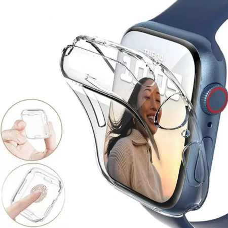 HURTEL ETUI ULTRA CLEAR WATCH CASE DO APPLE WATCH 45 MM SERIES 7 8 9