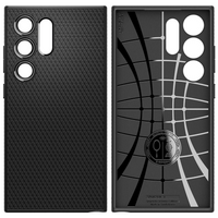 Etui Spigen Liquid Air na Samsung Galaxy S24 Ultra - czarny mat