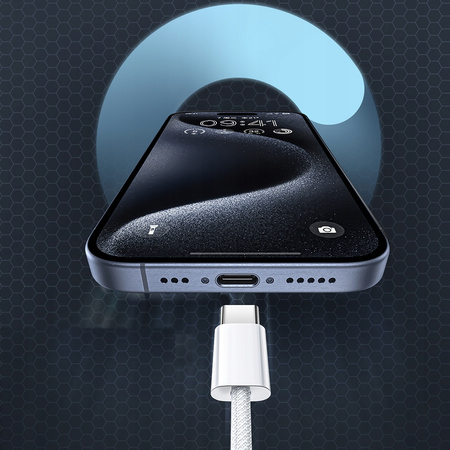 MCDODO ŁADOWARKA KABEL USB-C SZYBKIE ŁADOWANIE USB TYP C DO IPHONE 15 1M