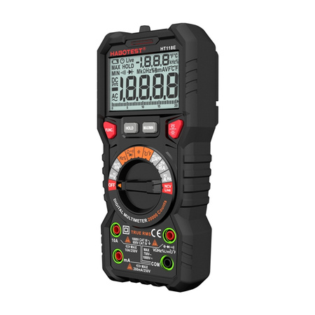 Cyfrowy multimetr Habotest HT118E True RMS NCV