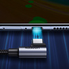 Ugreen kabel kątowy 90° USB C - USB 2.0 480Mb/s 3A 3m czarny (US176)