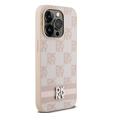 DKNY ETUI CASE HARDCASE DO IPHONE 14 PRO 6.1 SKÓRA PASEK WZÓR MONO PATTERN