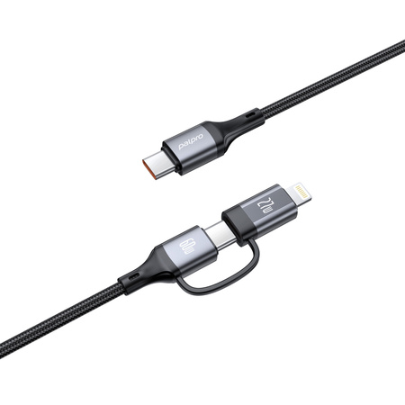 PALPRO KABEL USB-C LIGHTNING SZYBKIE ŁADOWANIE DO SAMSUNG APPLE 60W/27W 1M
