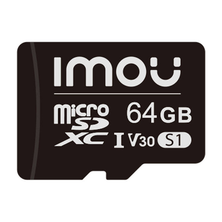 IMOU KARTA PAMIĘCI MICROSD 64GB DO KAMERY SDXC 10/U3 Z PRĘDKOŚCIĄ 95 MB/s