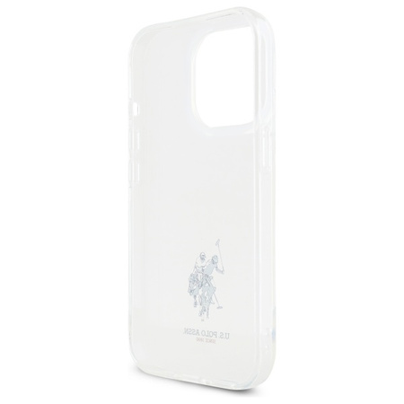 U.S. POLO ASSN. ETUI DO IPHONE 15 PRO MAX 6.7 TRANSPARENTNE Z LOGO KONIA