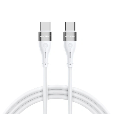 WOZINSKY KABEL USB-C USB-C PD 65W DO MACBOOK AIR PRO 2M SZYBKIE ŁADOWANIE