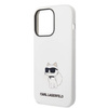 Karl Lagerfeld KLHCP14XSNCHBCH iPhone 14 Pro Max 6,7" hardcase biały/white Silicone Choupette