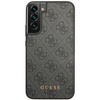 Etui Guess GUHCS23SG4GFGR S23 S911 - szare hardcase 4G Metal Gold Logo