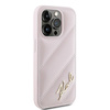 KARL LAGERFELD ETUI HARDCASE DO IPHONE 15 PRO 6.1 Z DIAGONAL QUILTED SCRIPT
